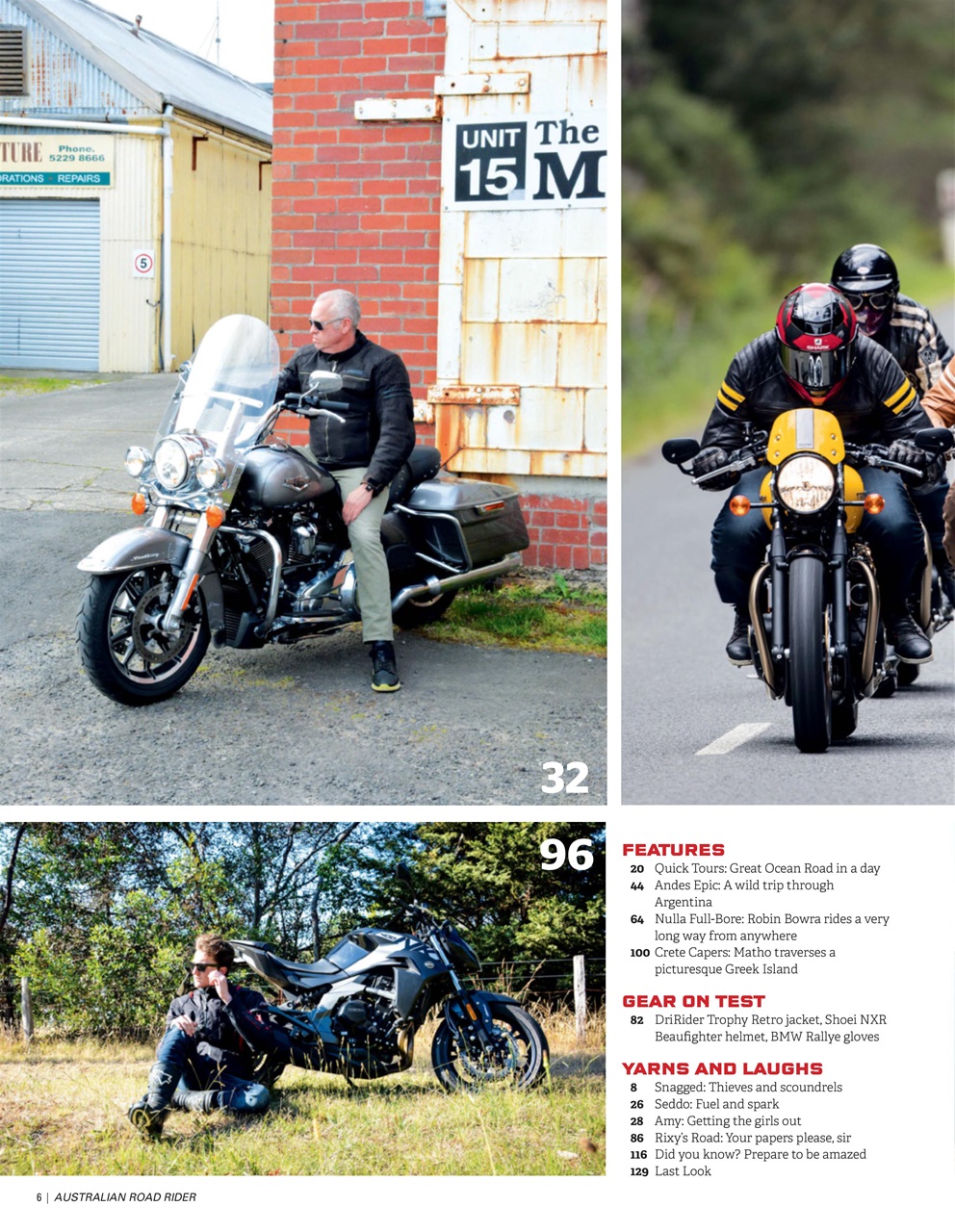 Australian Road Rider Preview Pages