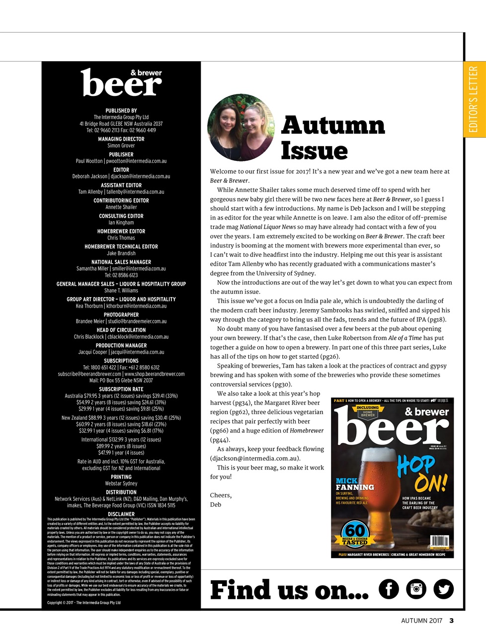 Beer and Brewer Preview Pages