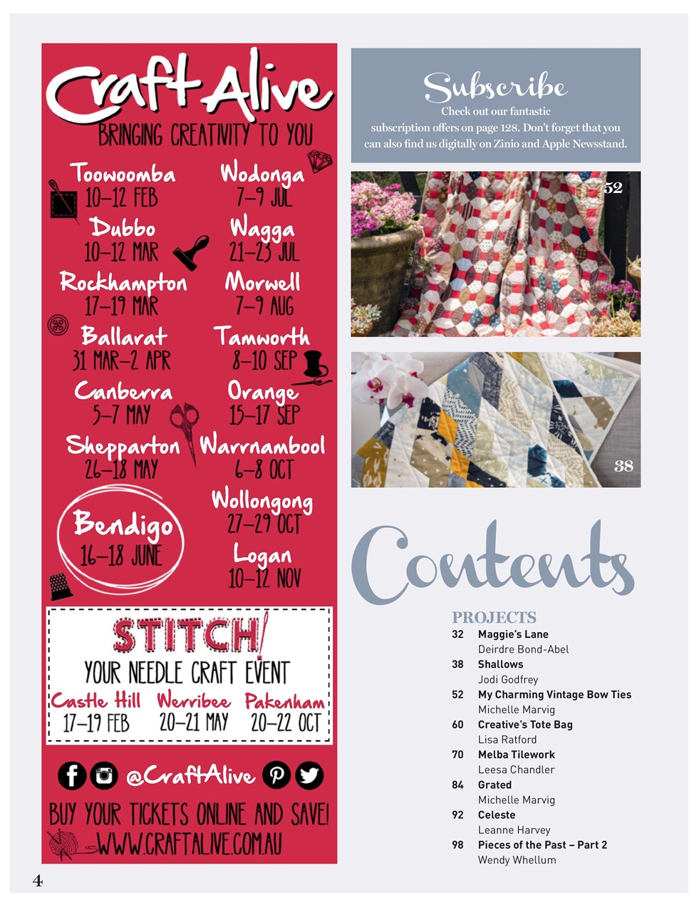 Quilters Companion Preview Pages