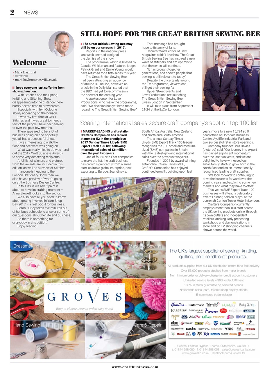 Craft Business Preview Pages