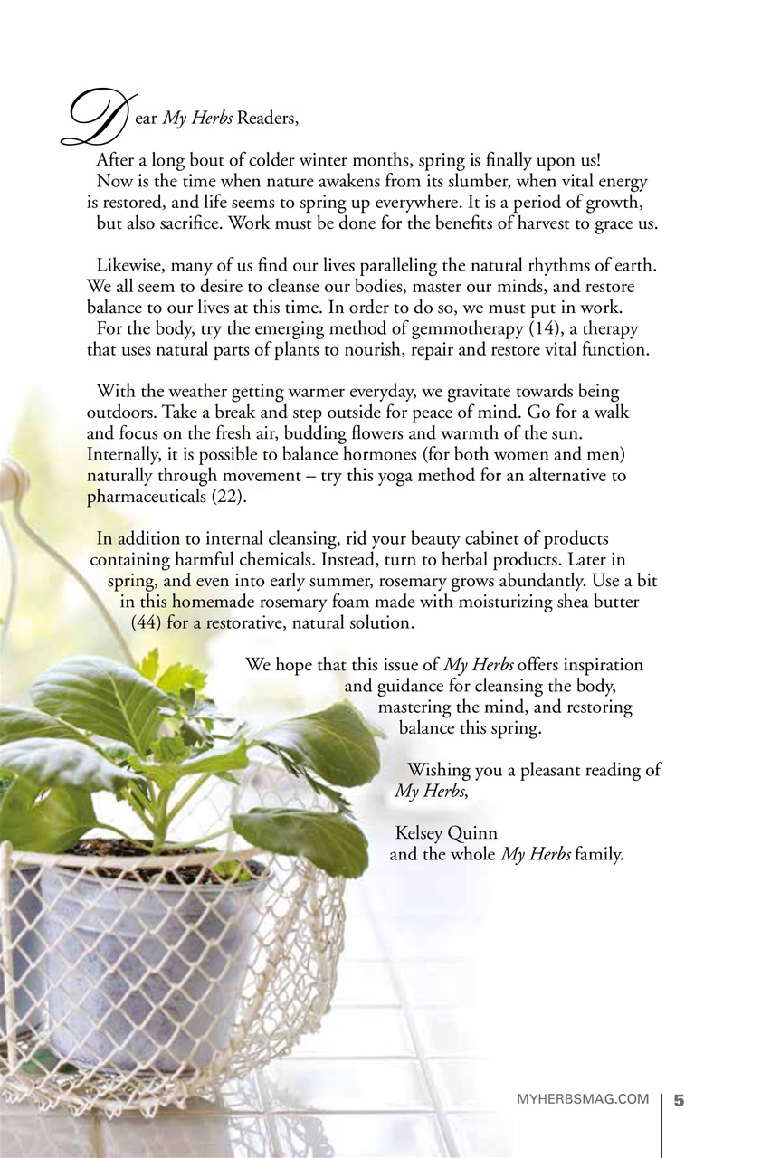 My Herbs Magazine Preview Pages