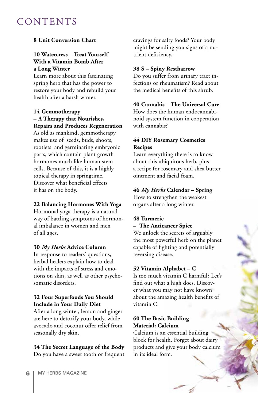 My Herbs Magazine Preview Pages