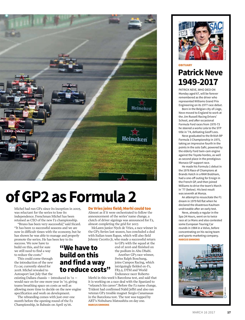 Autosport Preview Pages