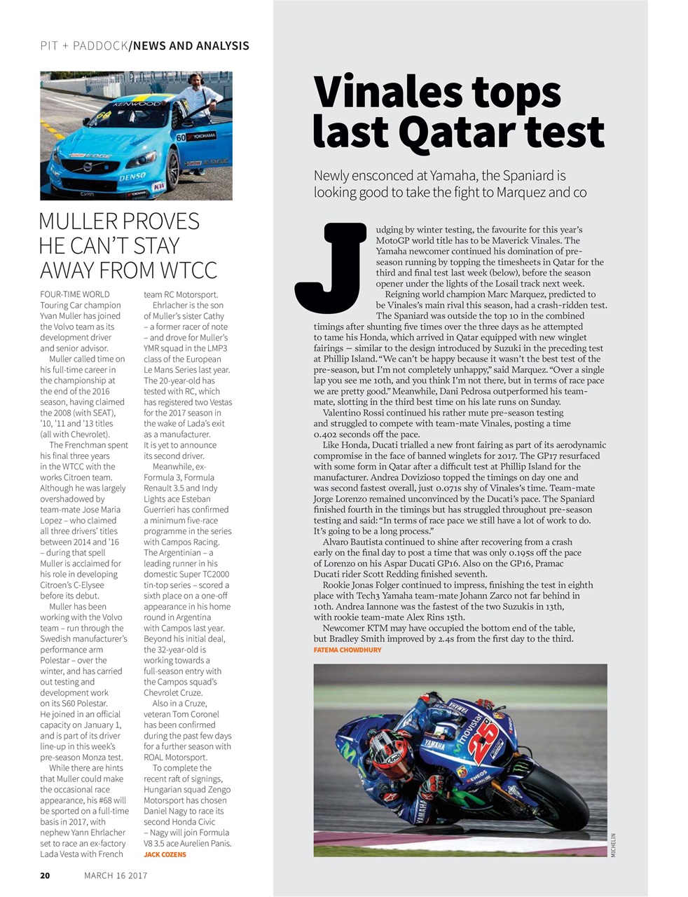 Autosport Preview Pages