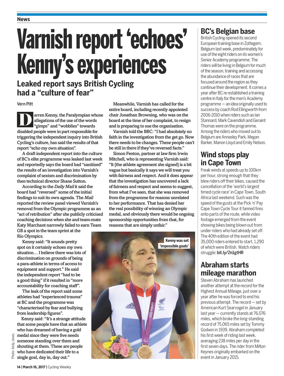 Cycling Weekly Preview Pages