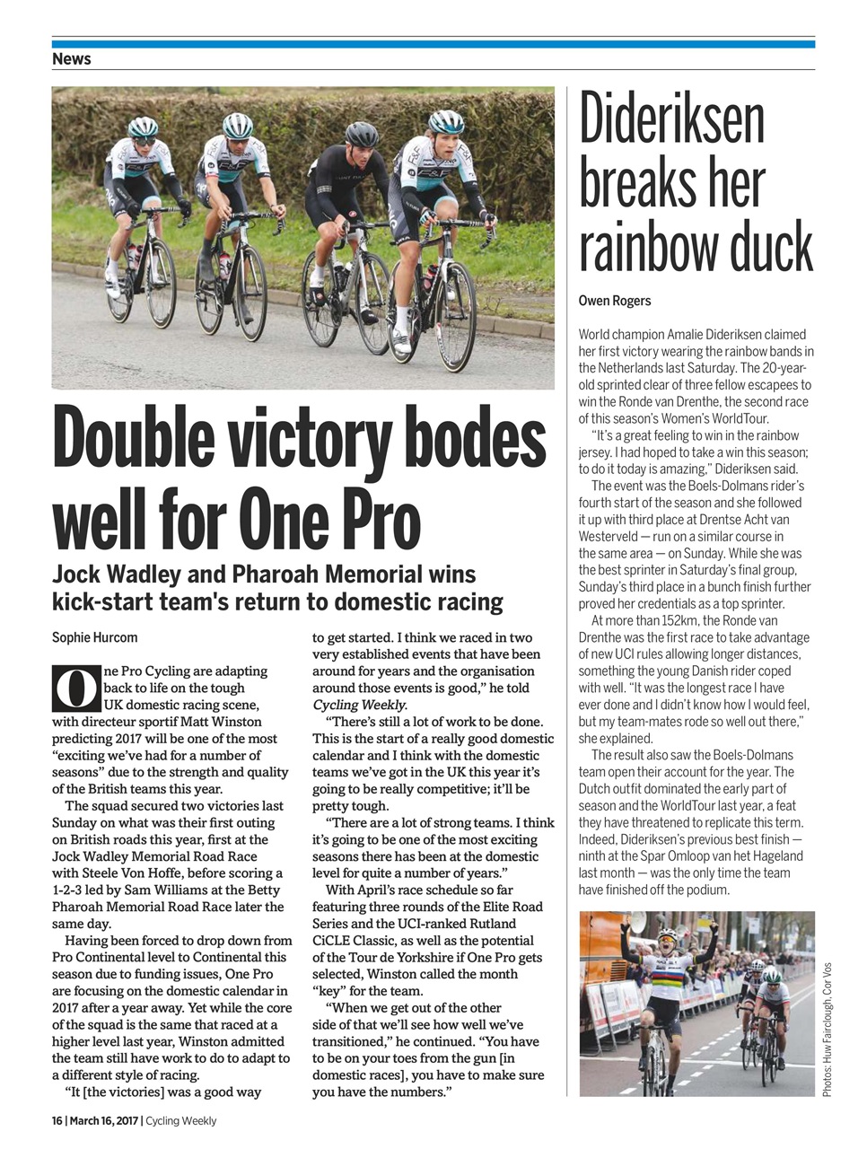 Cycling Weekly Preview Pages