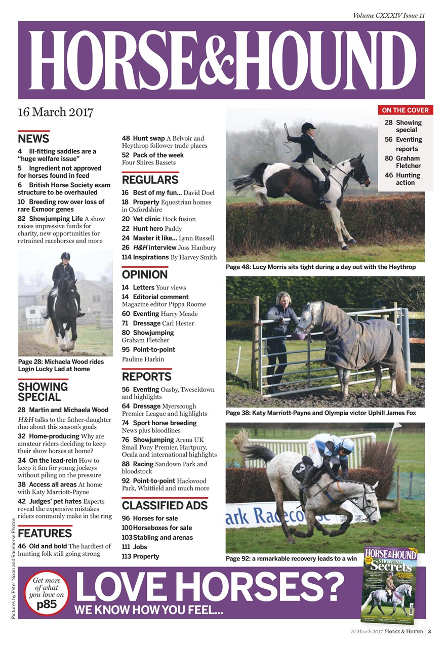 Horse & Hound Preview Pages