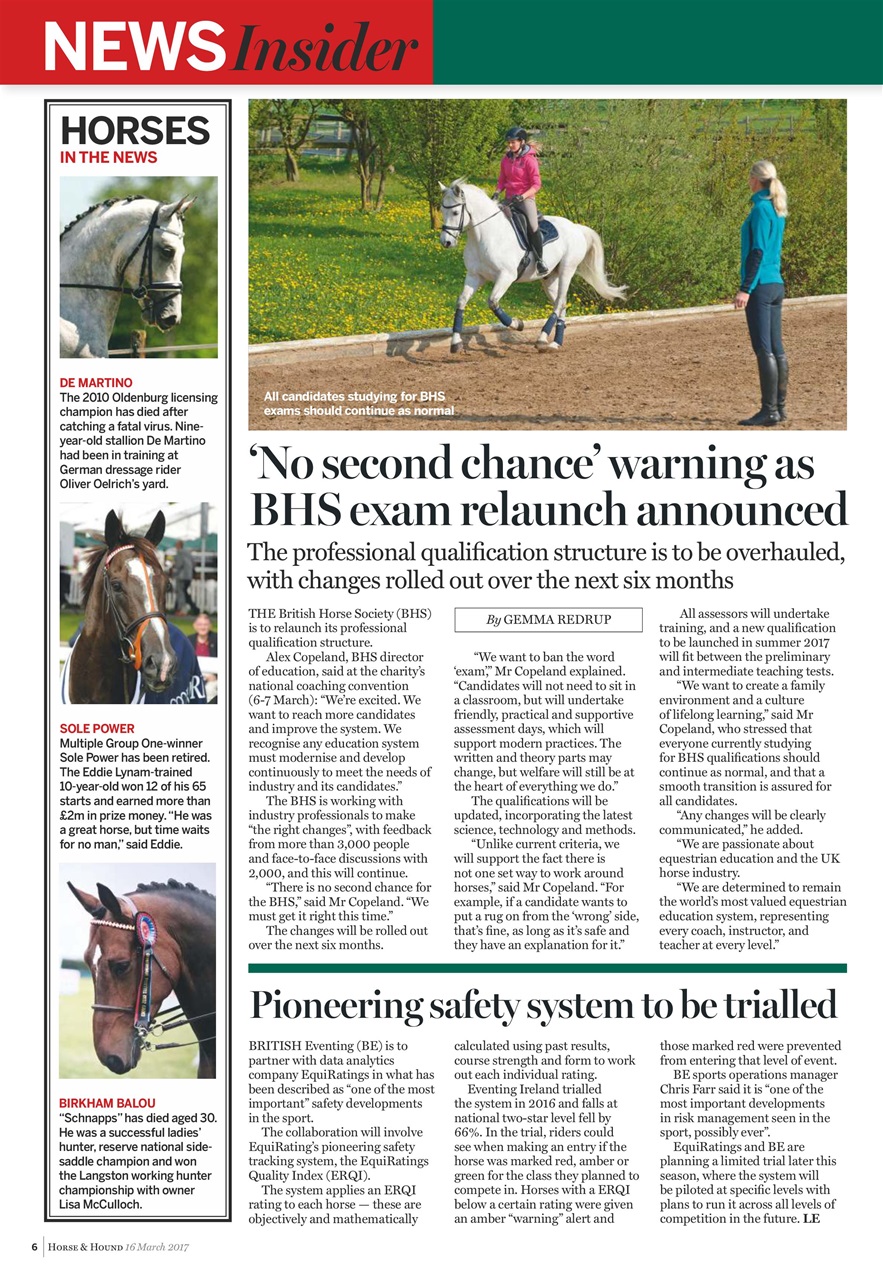 Horse & Hound Preview Pages