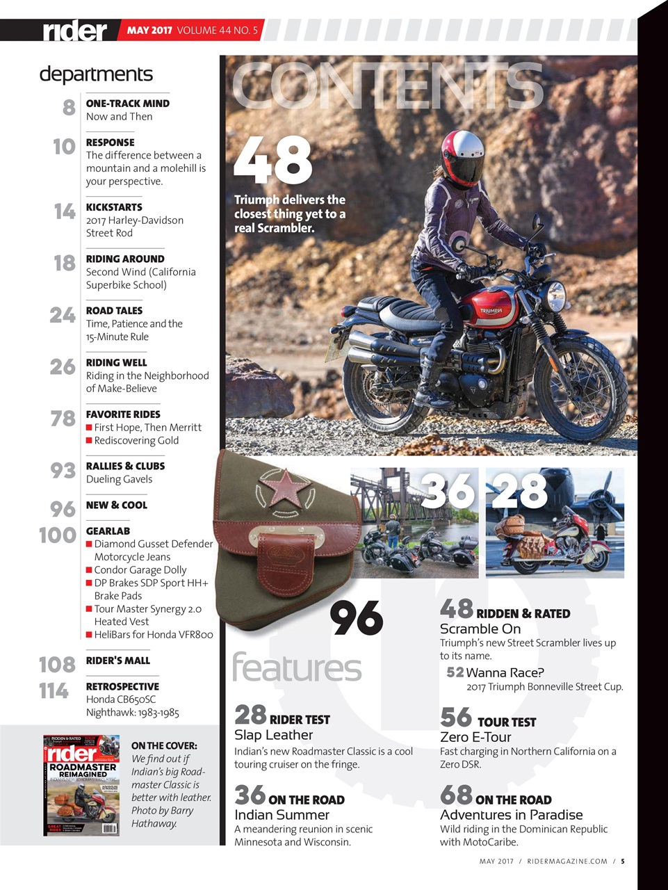 Rider Magazine Preview Pages