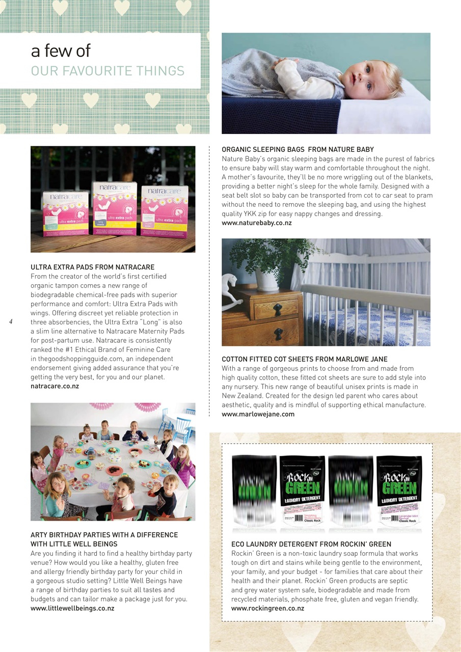 The Natural Parent Magazine Preview Pages