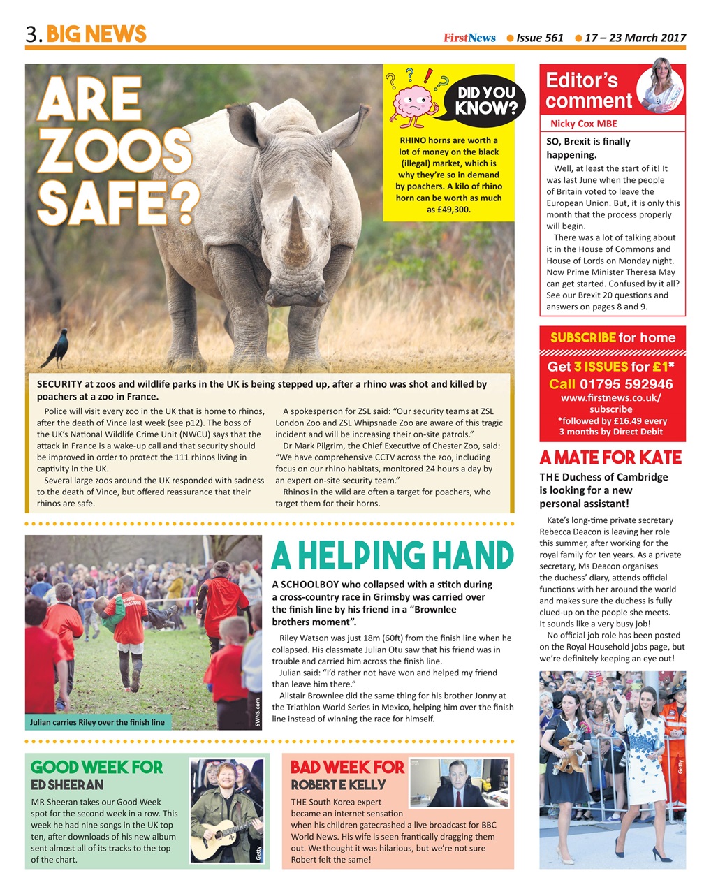 First News Preview Pages