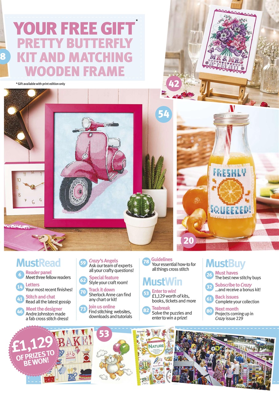 Cross Stitch Crazy Preview Pages
