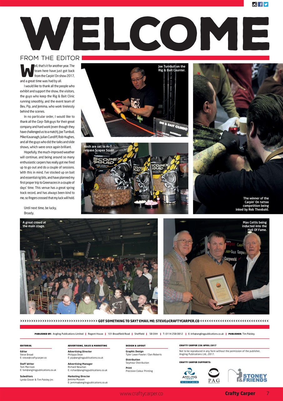 Crafty Carper Preview Pages