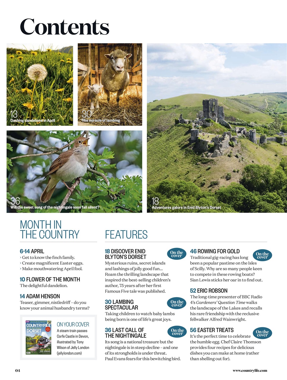BBC Countryfile Magazine Preview Pages