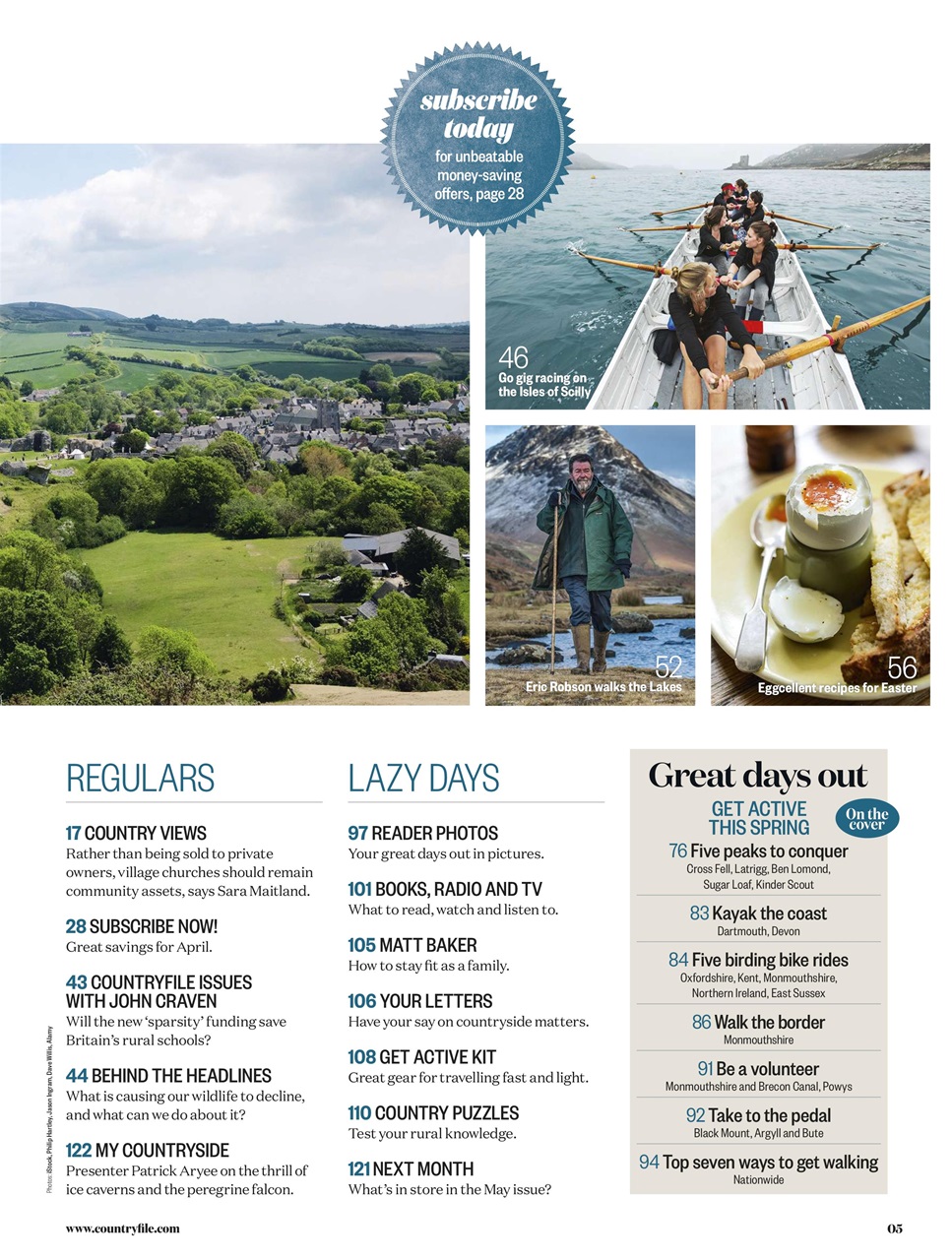 BBC Countryfile Magazine Preview Pages