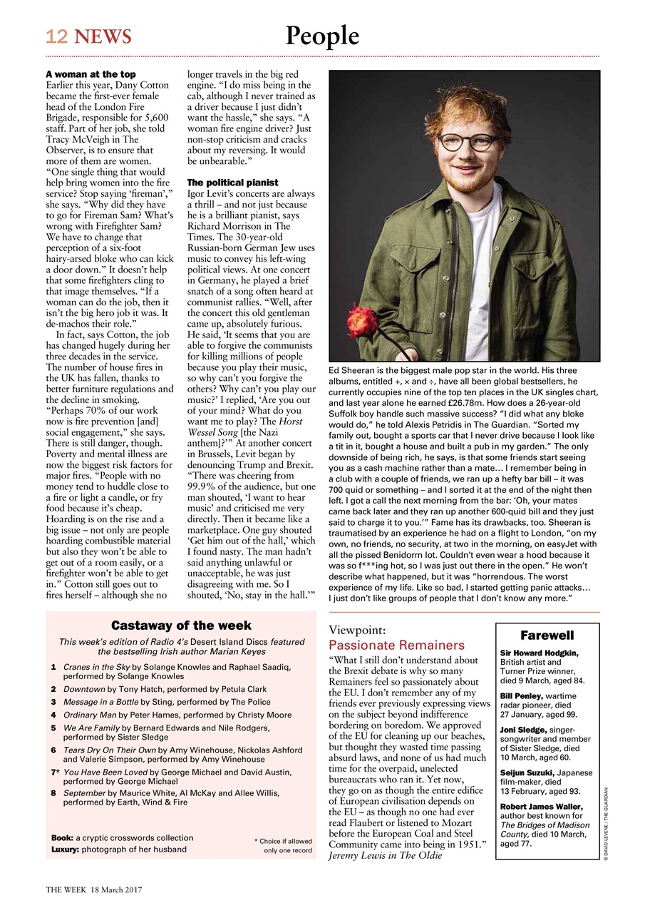 The Week Preview Pages