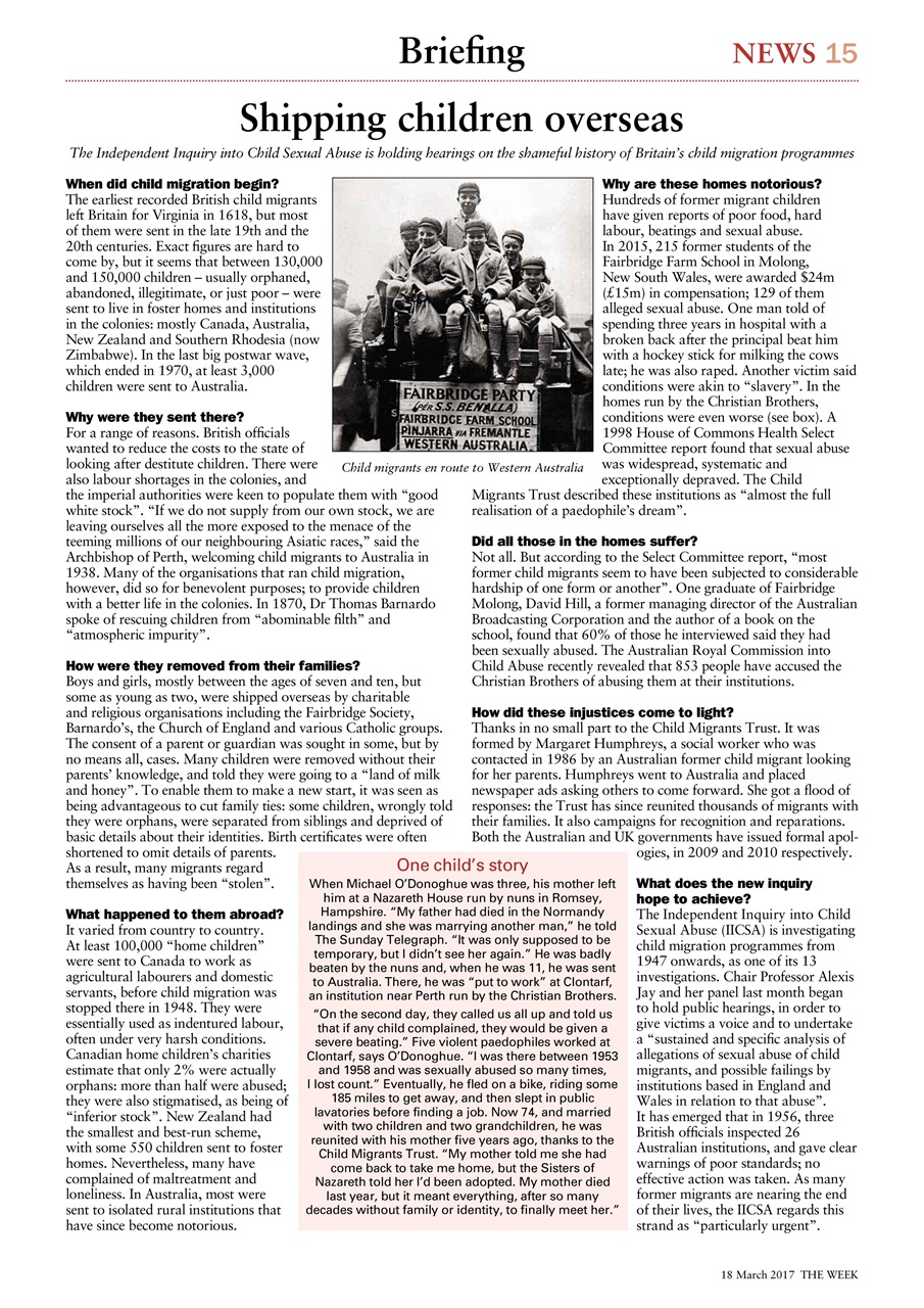 The Week Preview Pages