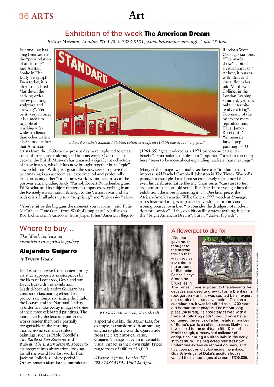 The Week Preview Pages