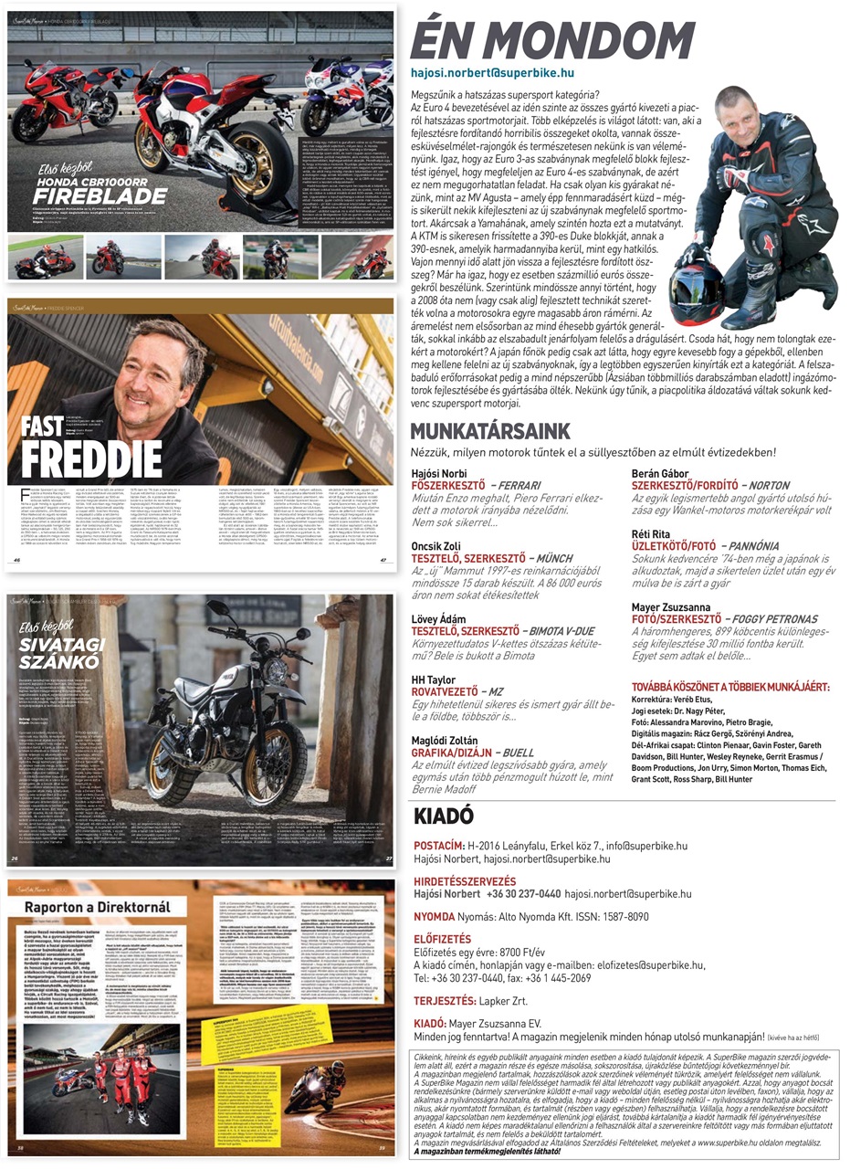 SuperBike Hungary Preview Pages