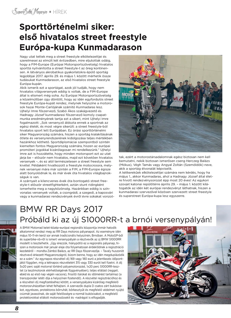SuperBike Hungary Preview Pages