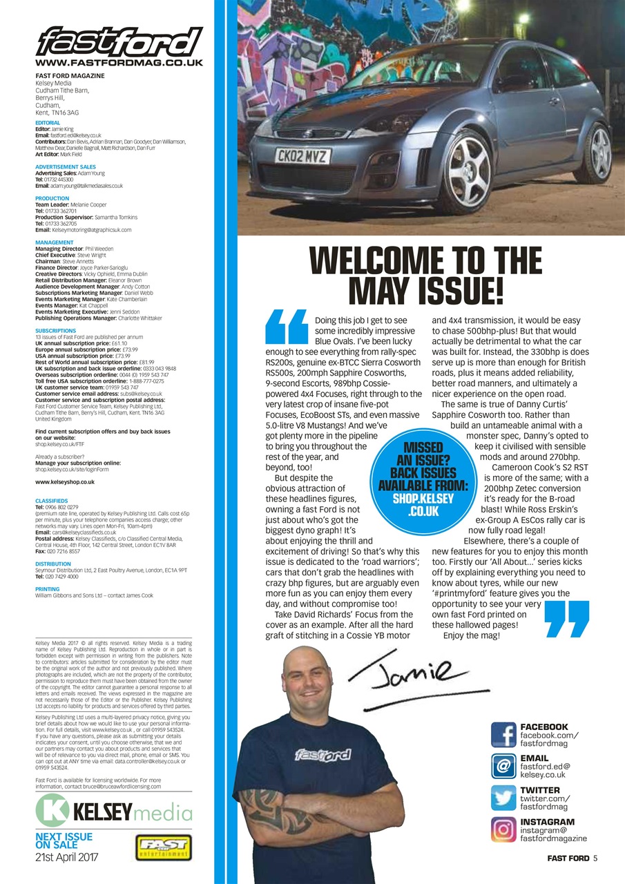 Fast Ford Preview Pages