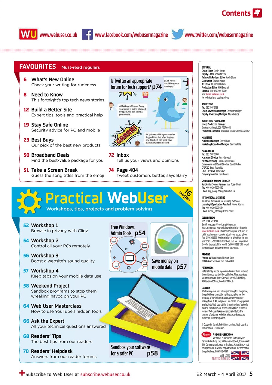 Webuser Preview Pages