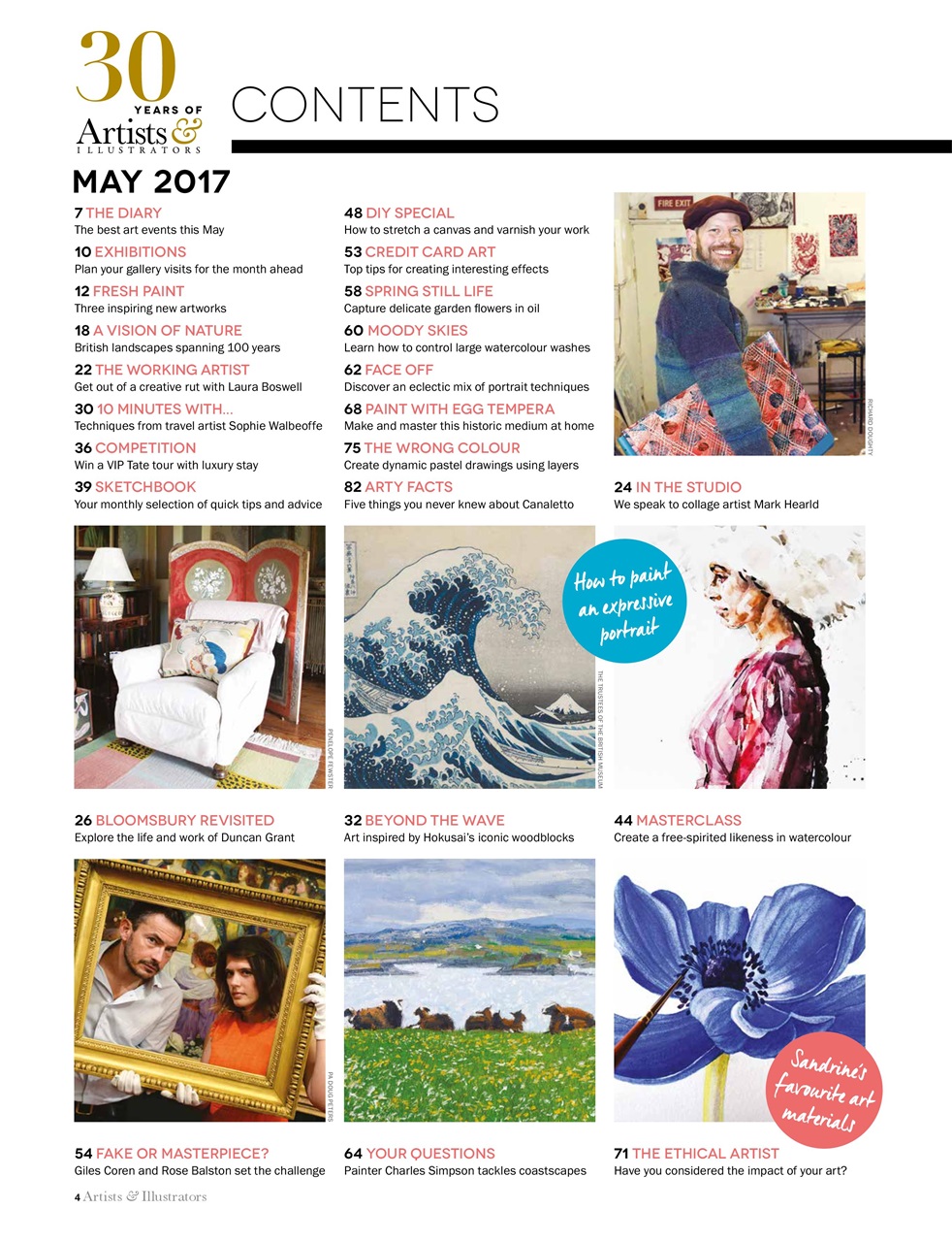 Artists & Illustrators Preview Pages