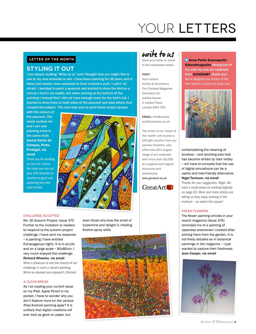 Artists & Illustrators Preview Pages