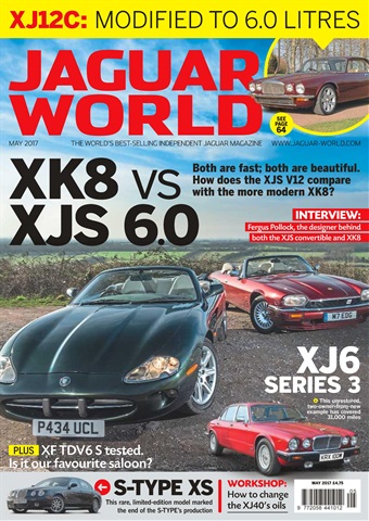 Jaguar World issue No. 183 XK8 vs XJS 6.0 