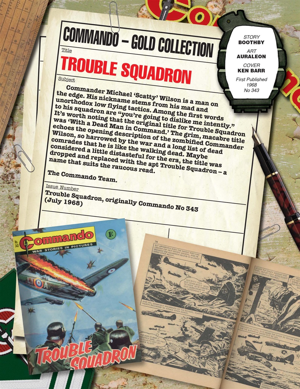 Commando Preview Pages