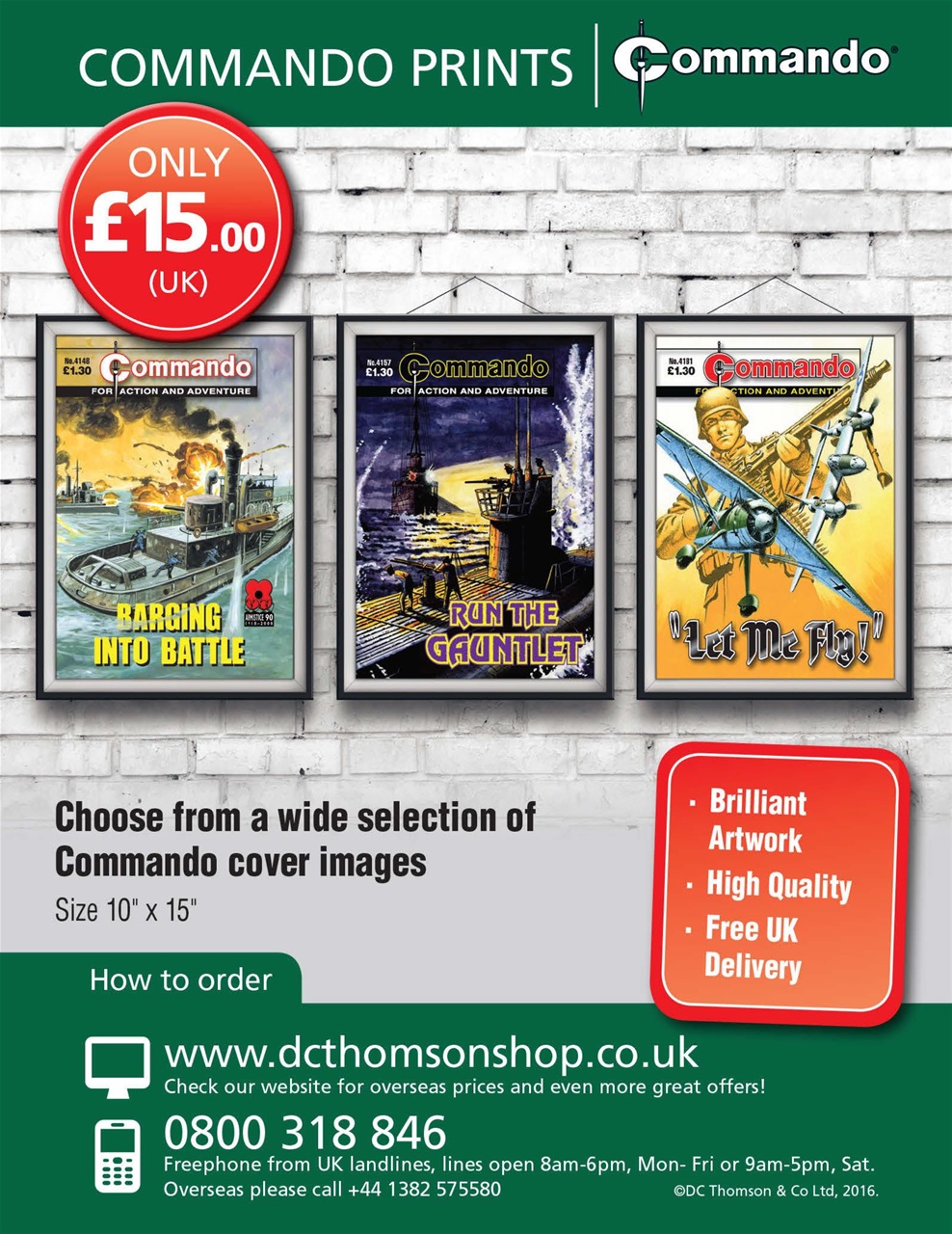 Commando Preview Pages