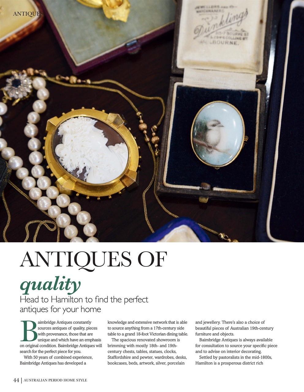 Period Style Preview Pages