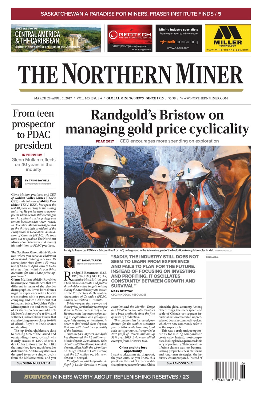 The Northern Miner Preview Pages