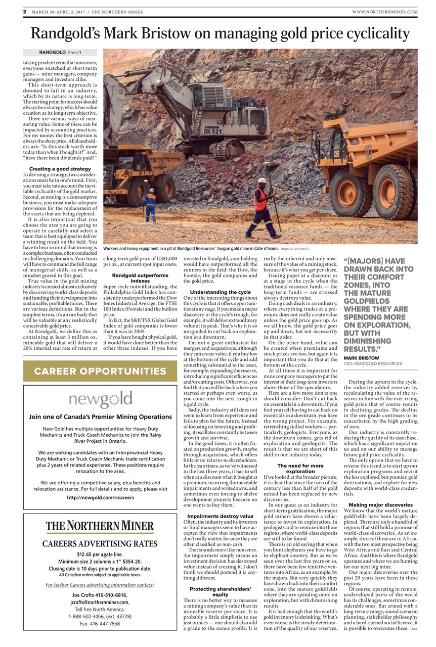 The Northern Miner Preview Pages