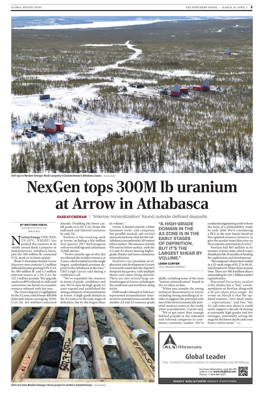 The Northern Miner Preview Pages