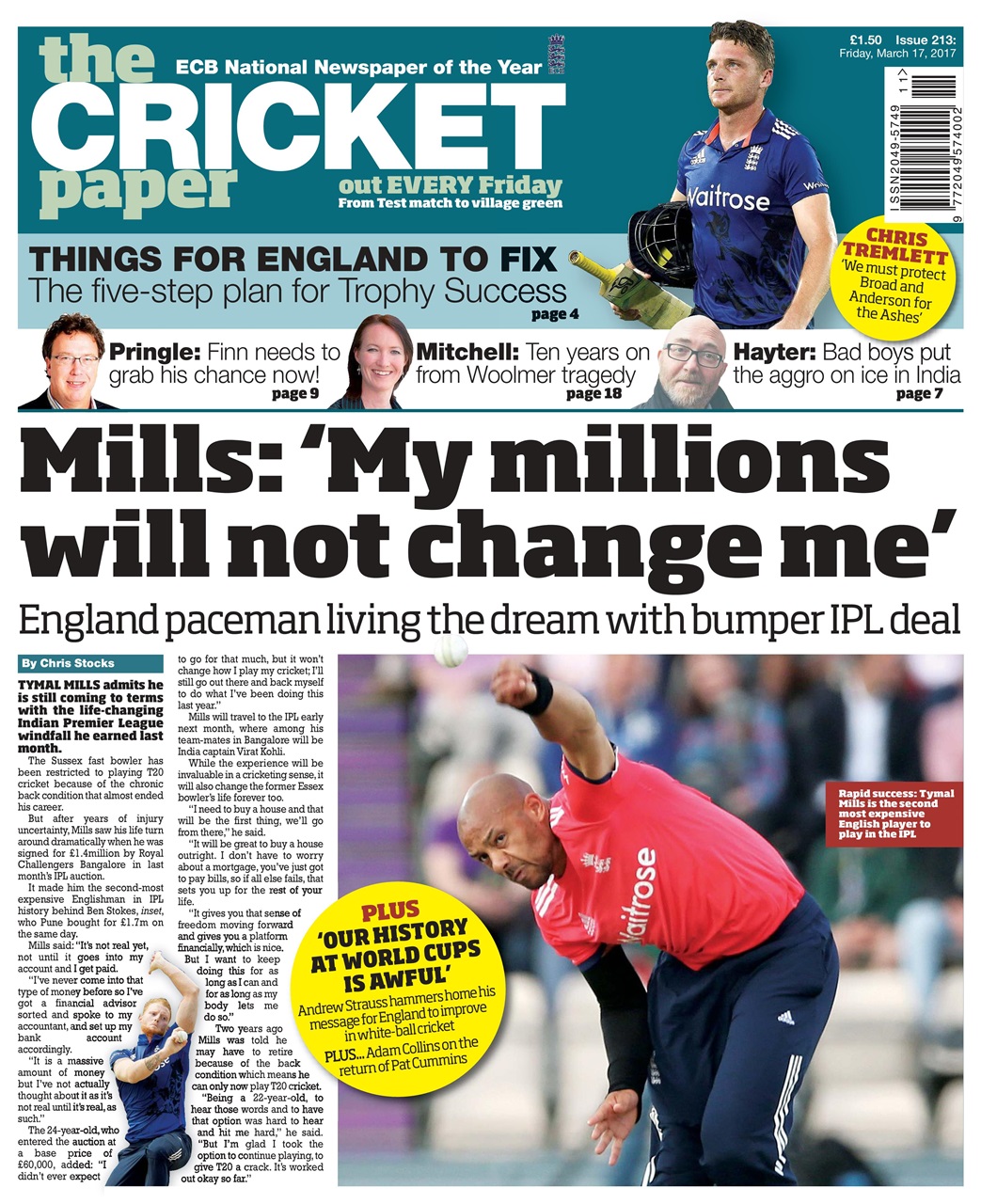 The Cricket Paper Preview Pages