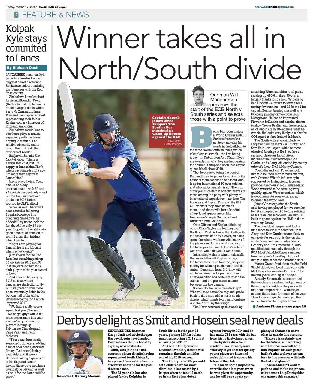 The Cricket Paper Preview Pages