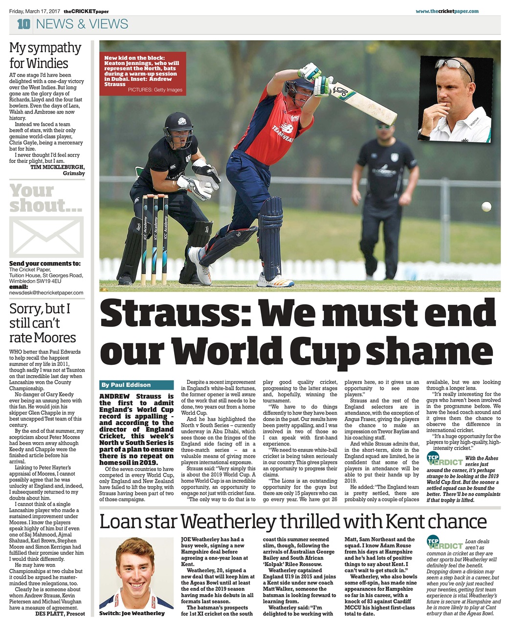 The Cricket Paper Preview Pages