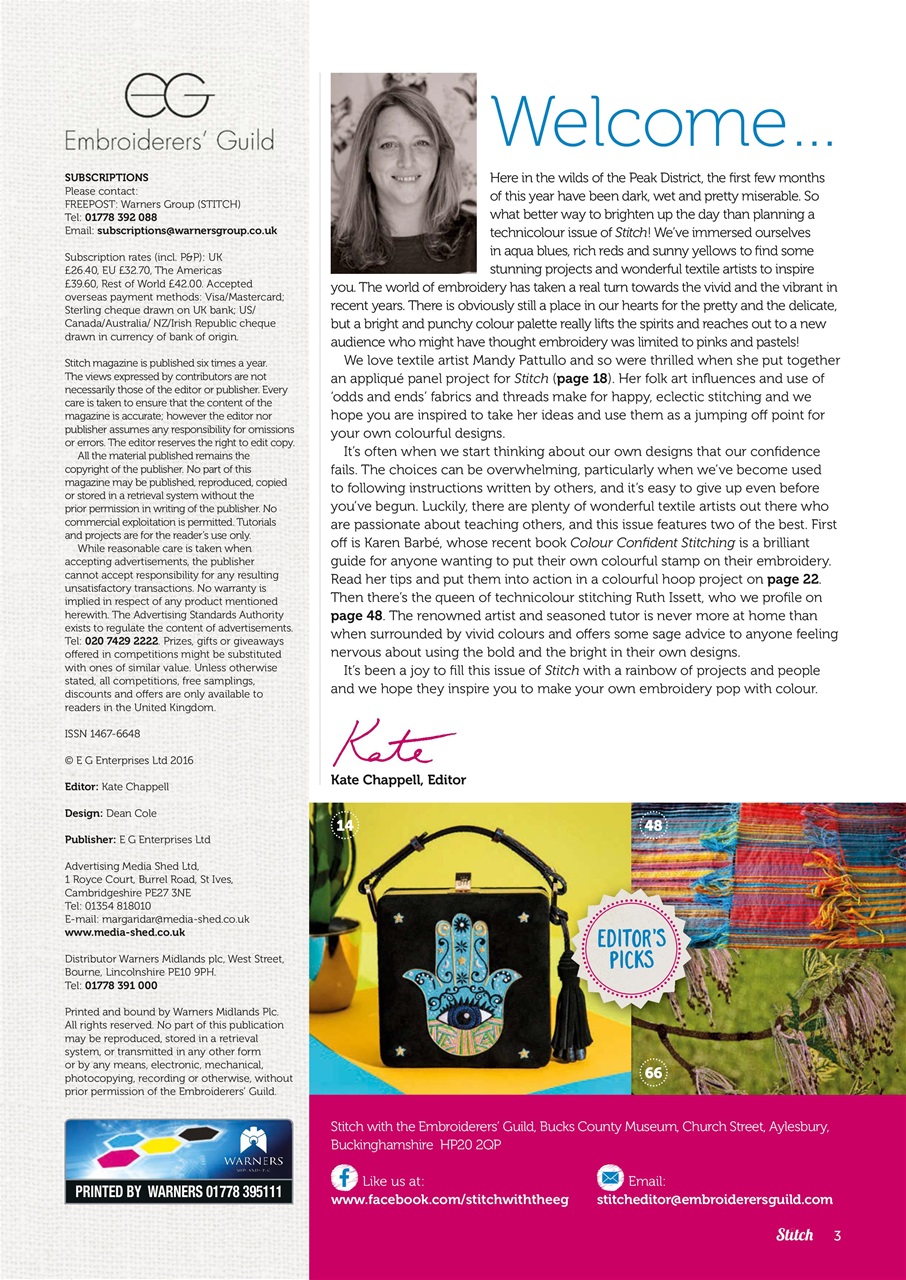 Stitch magazine Preview Pages