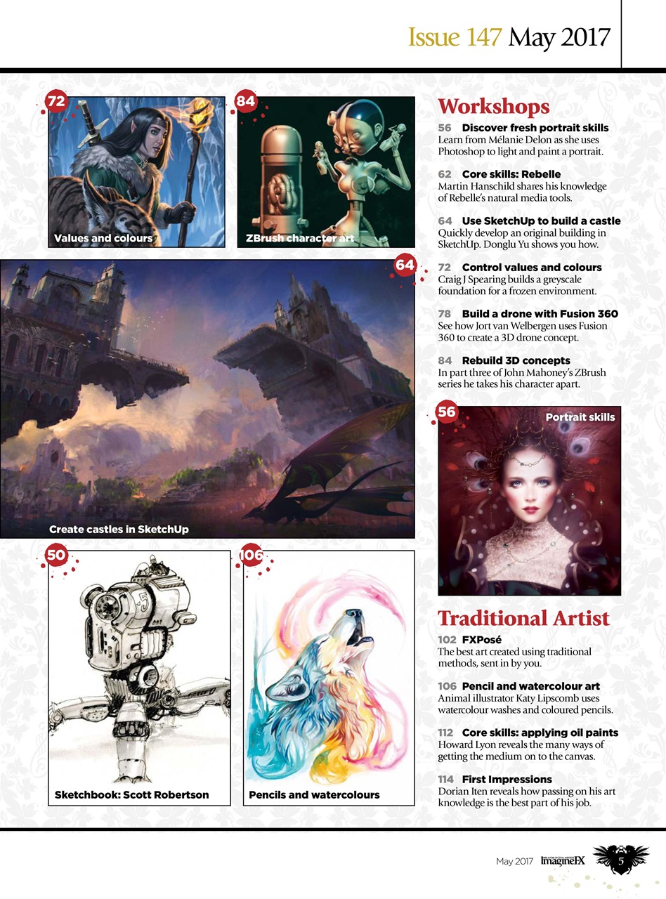 ImagineFX Preview Pages