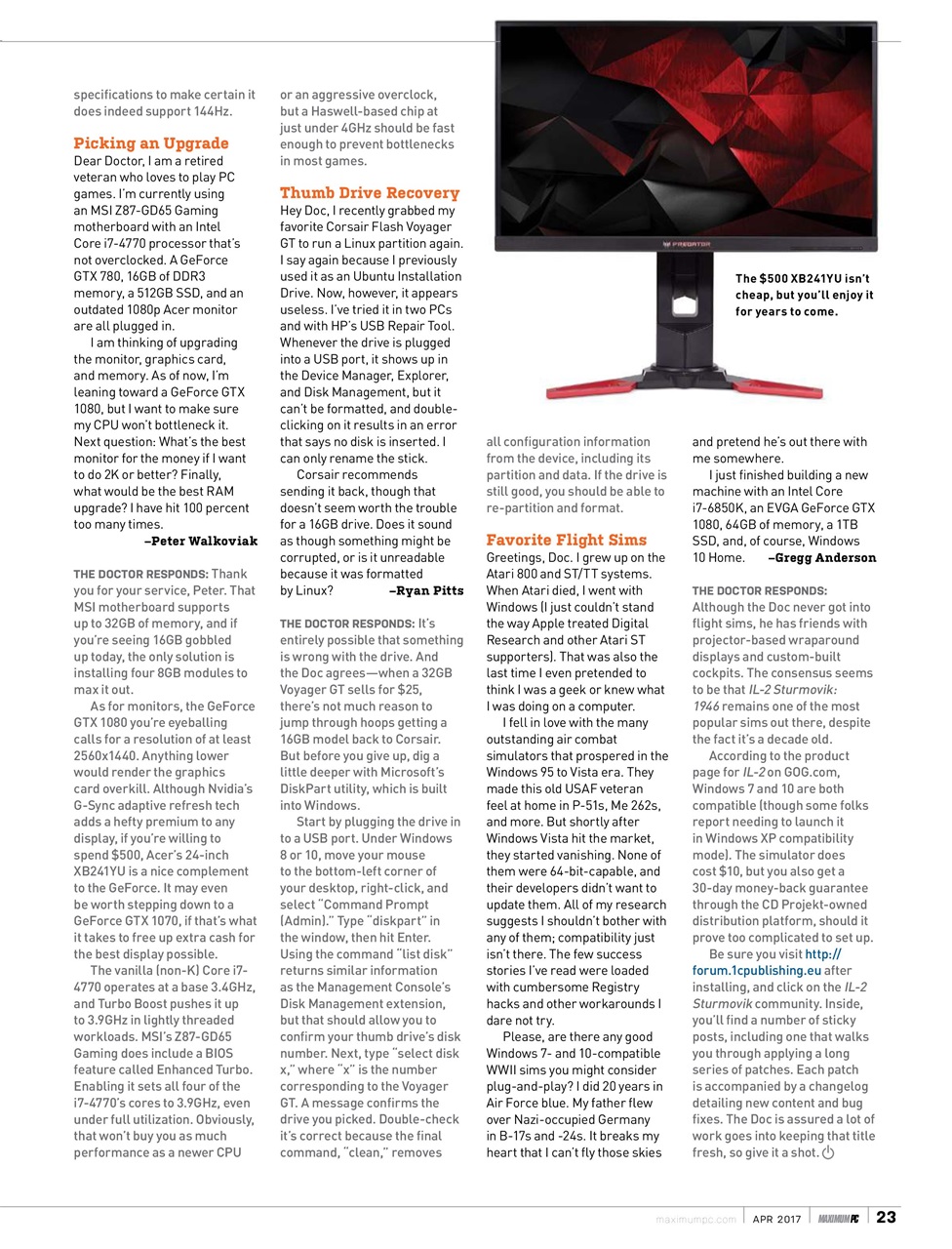 Maximum PC Preview Pages