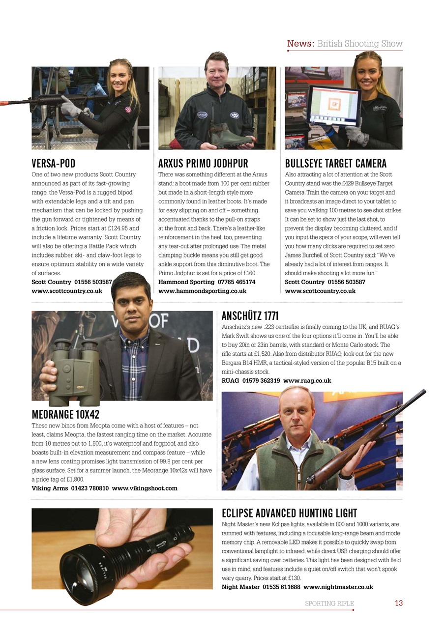 Sporting Rifle Preview Pages