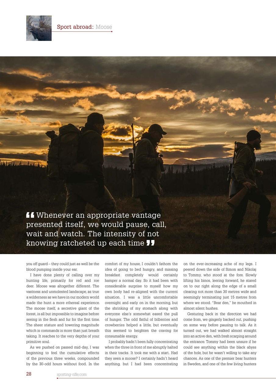Sporting Rifle Preview Pages