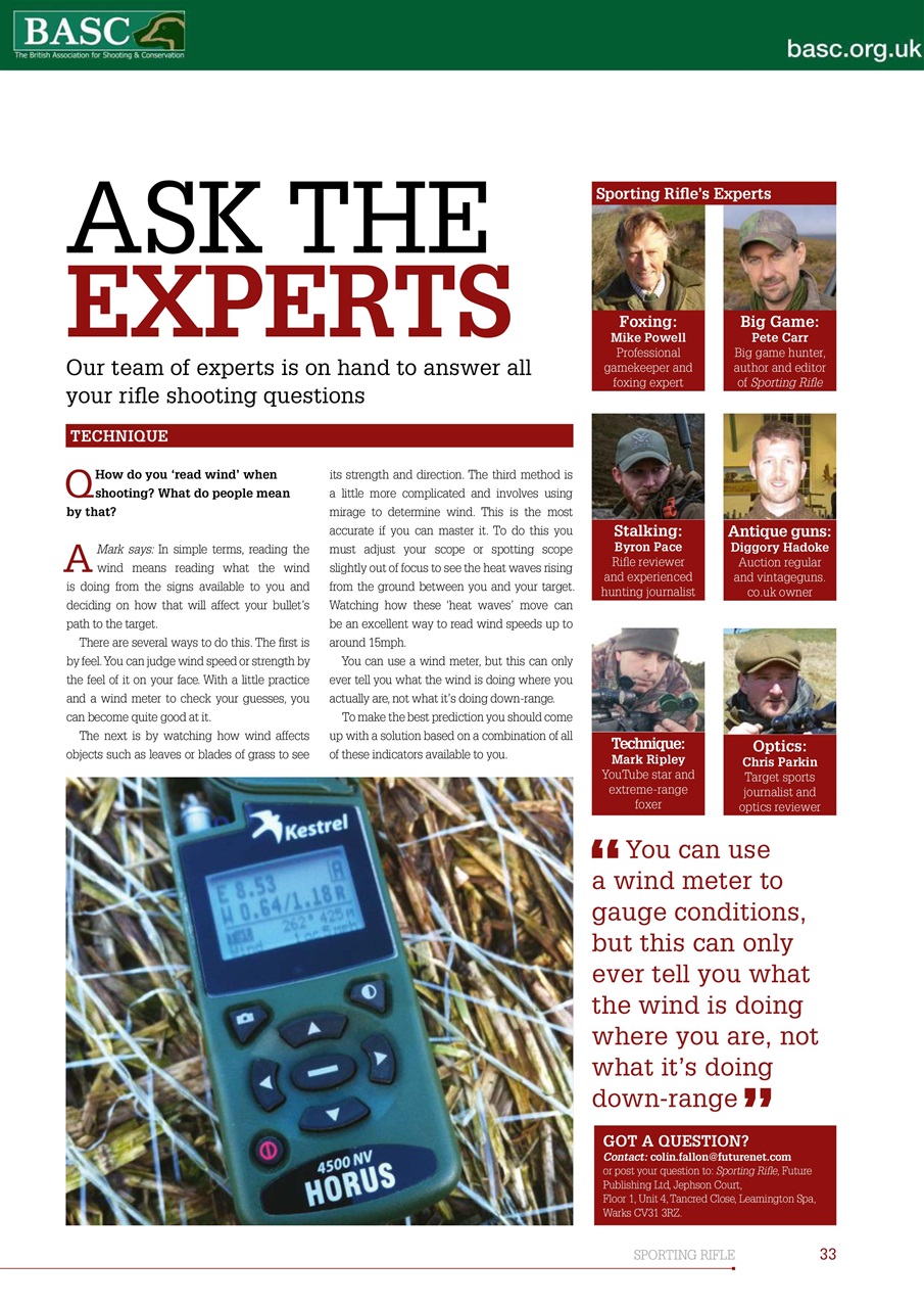 Sporting Rifle Preview Pages