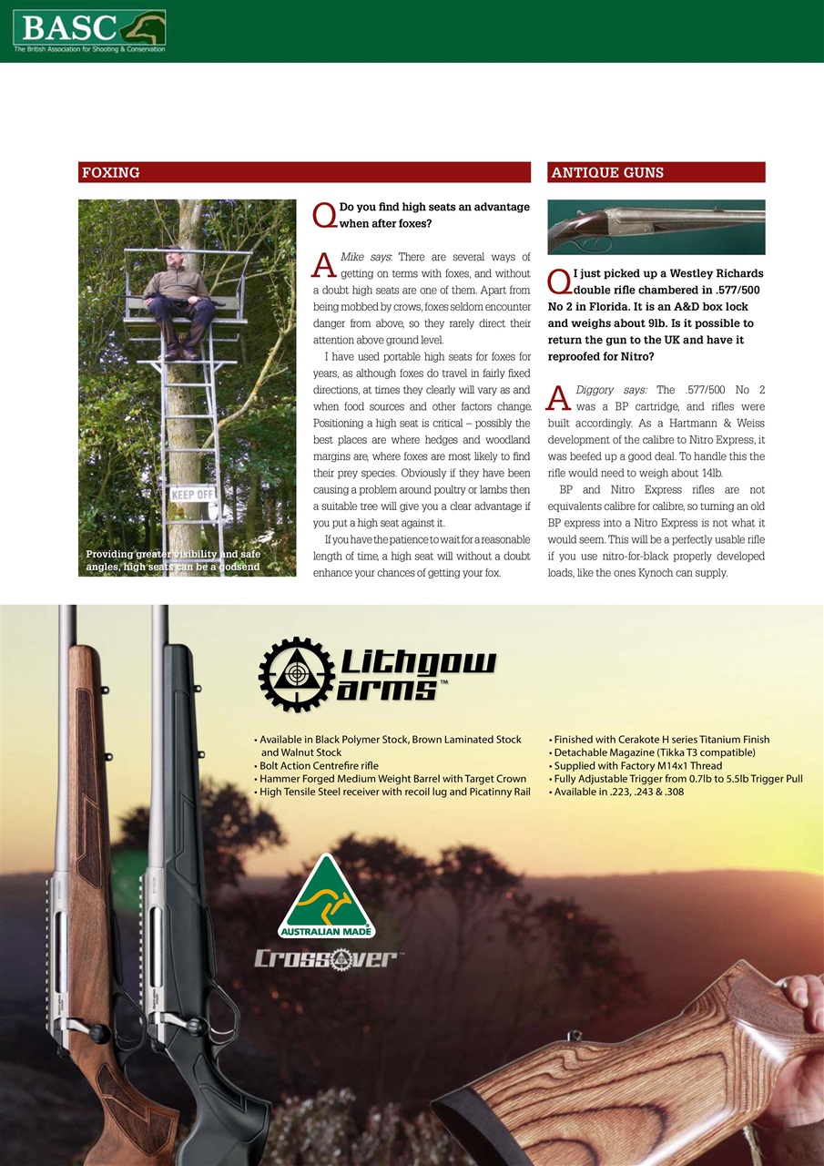 Sporting Rifle Preview Pages