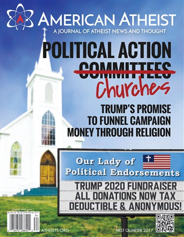 American Atheist issue Winter 2017
