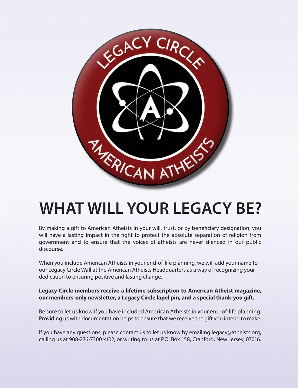 American Atheist Preview Pages