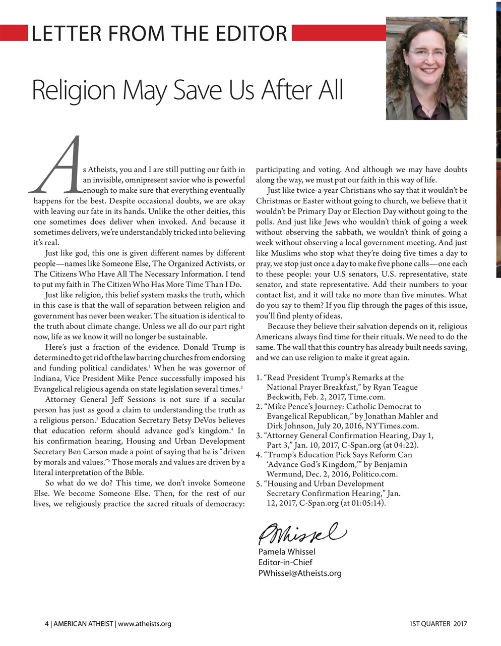 American Atheist Preview Pages