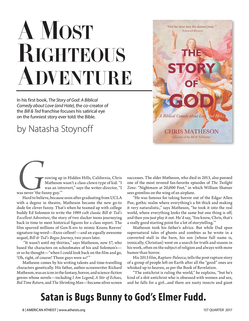 American Atheist Preview Pages