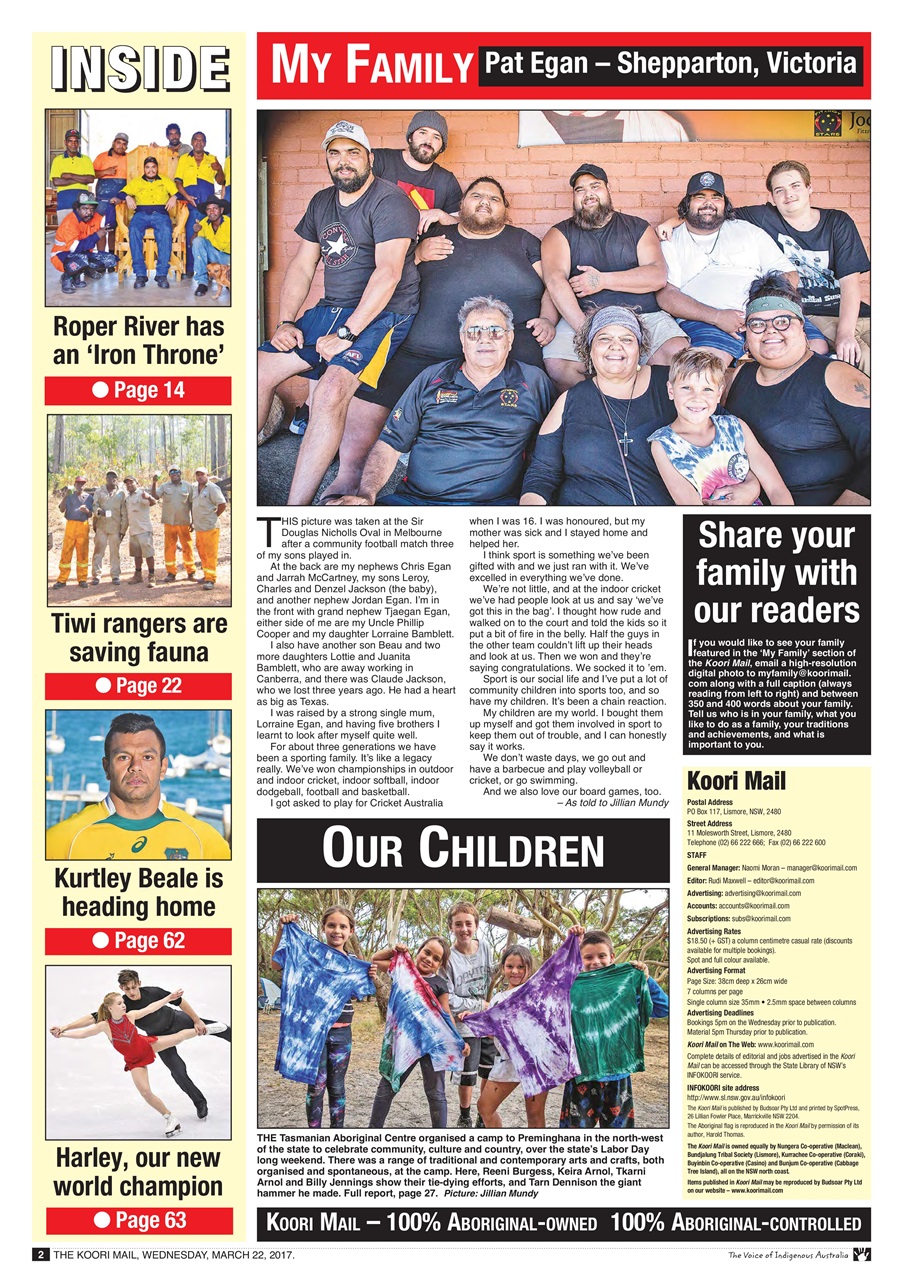 Koori Mail Preview Pages